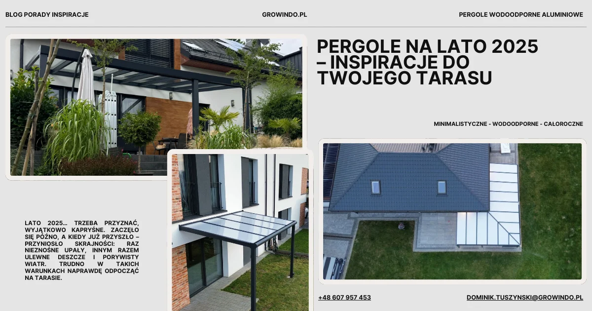Blog Pergole na lato 2025